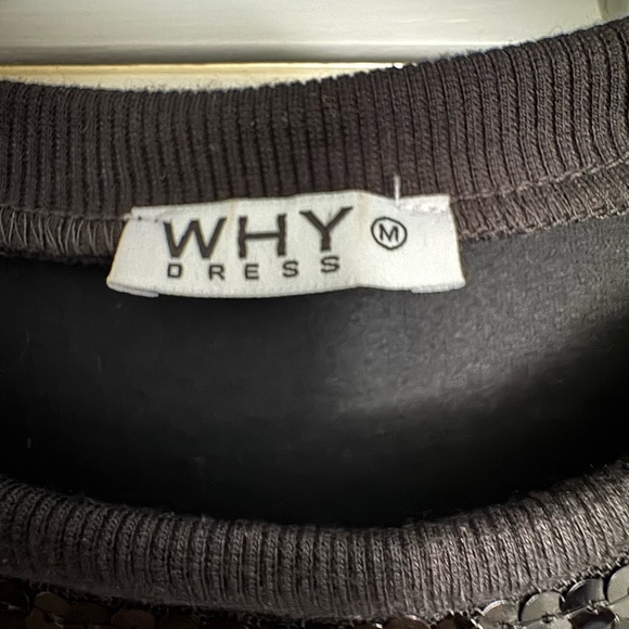 Black Sequin sz MED New Orleans “Saints” Crop Top - Picture 3 of 5